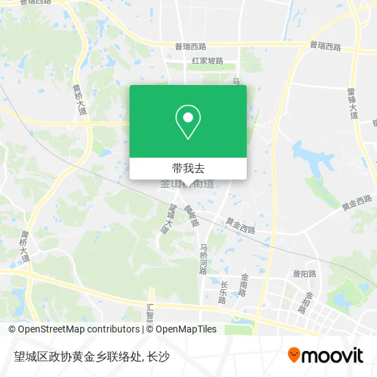 望城区政协黄金乡联络处地图