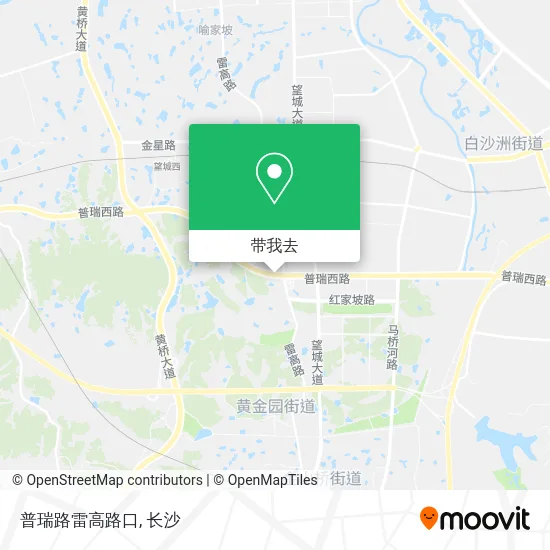 普瑞路雷高路口地图