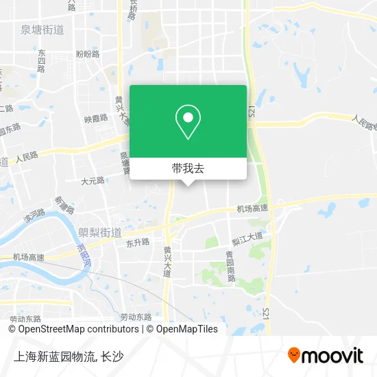 上海新蓝园物流地图