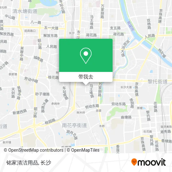 铭家清洁用品地图