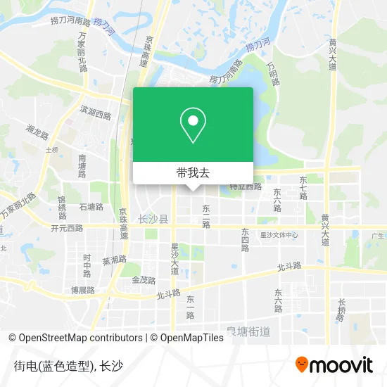 街电(蓝色造型)地图
