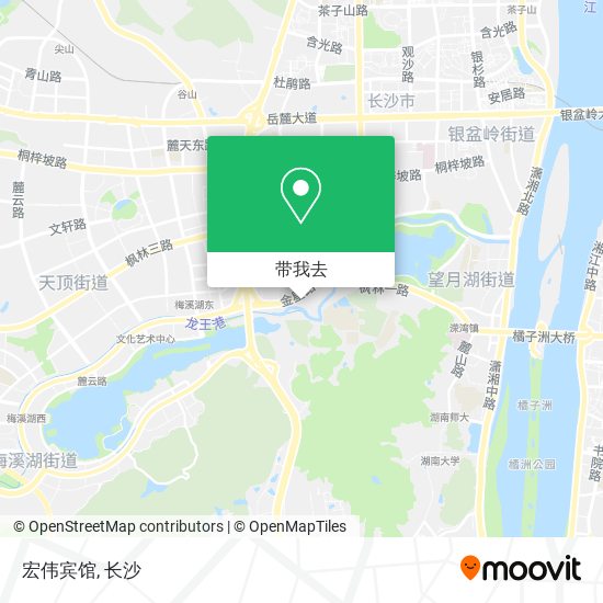 宏伟宾馆地图