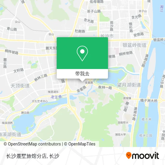 长沙麓墅旅馆分店地图