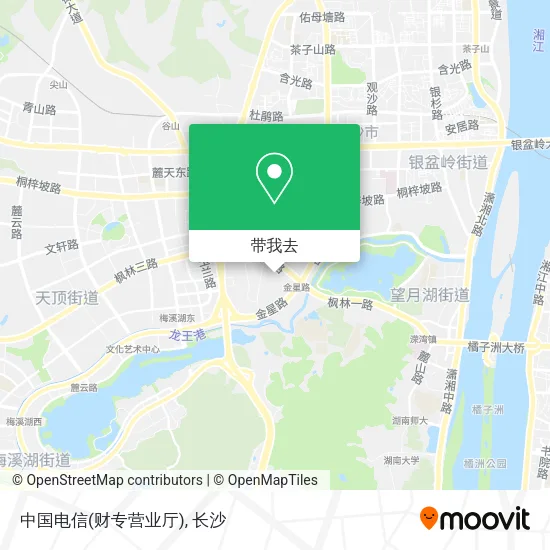 中国电信(财专营业厅)地图