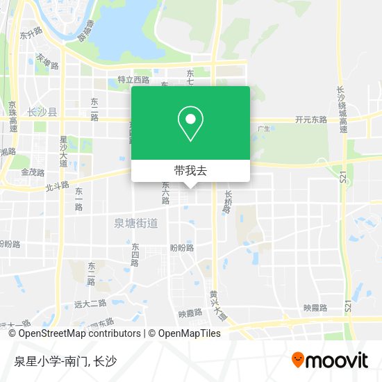 泉星小学-南门地图
