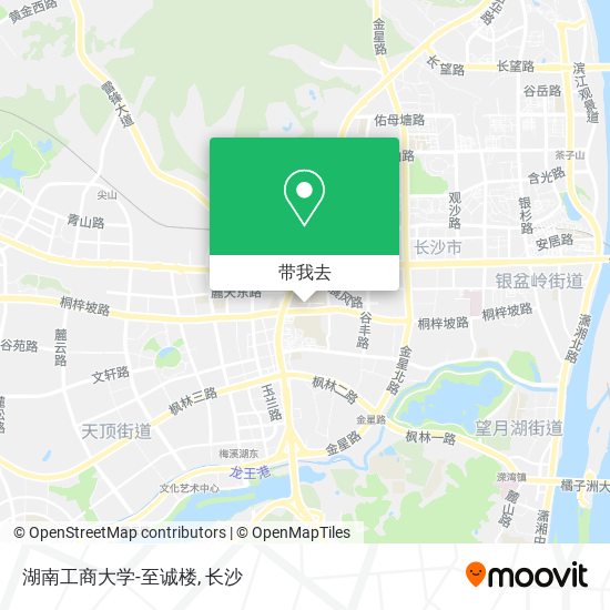 湖南工商大学-至诚楼地图