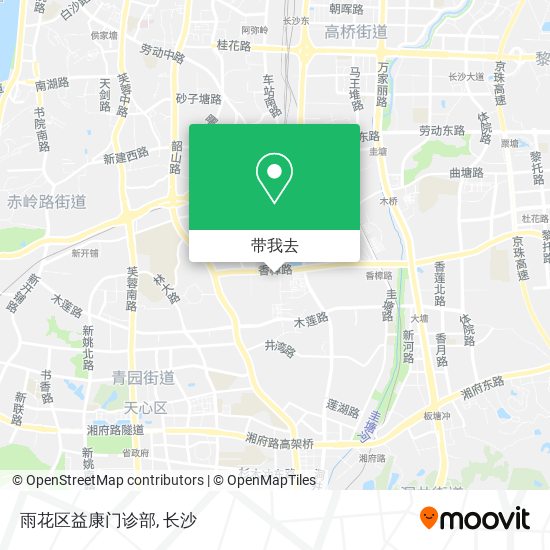 雨花区益康门诊部地图