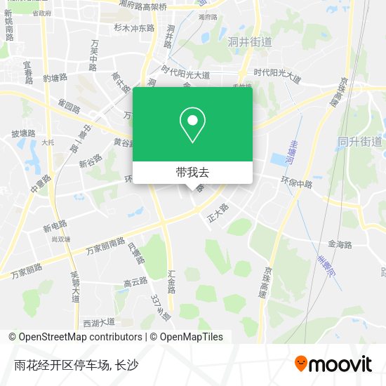 雨花经开区停车场地图