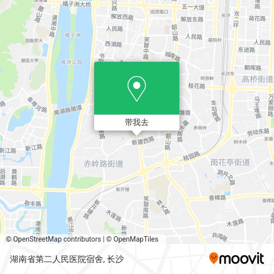 湖南省第二人民医院宿舍地图