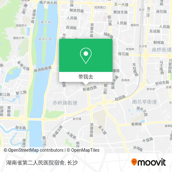 湖南省第二人民医院宿舍地图
