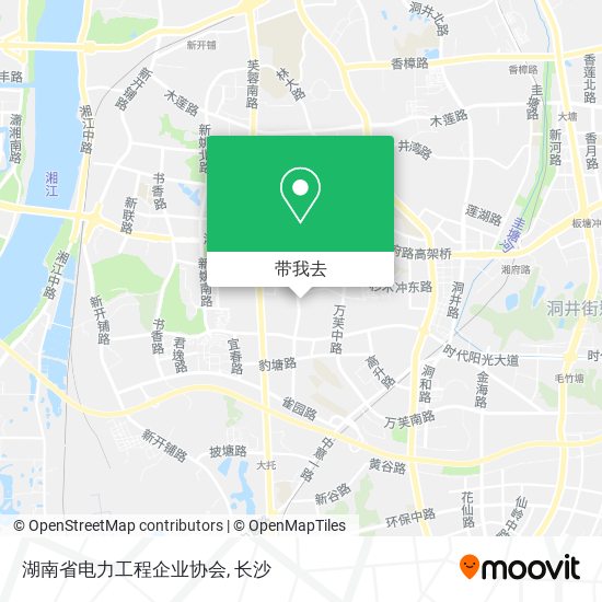 湖南省电力工程企业协会地图