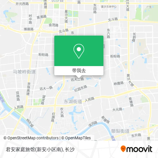 君安家庭旅馆(新安小区南)地图