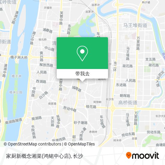 家厨新概念湘菜(鸿铭中心店)地图