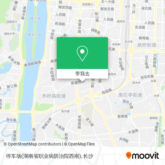 停车场(湖南省职业病防治院西南)地图