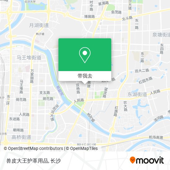 兽皮大王护革用品地图