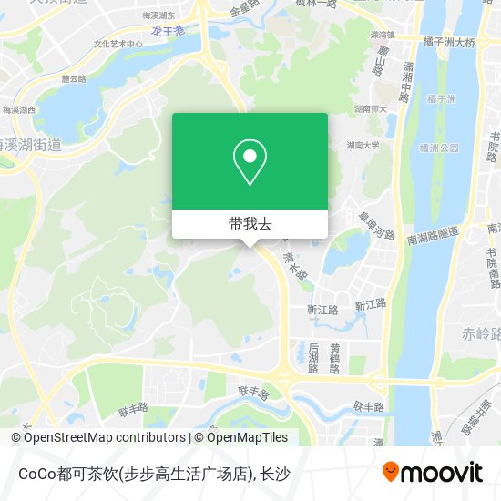 CoCo都可茶饮(步步高生活广场店)地图