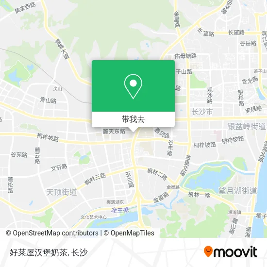 好莱屋汉堡奶茶地图