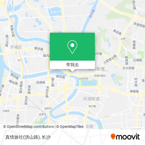 真情旅社(洪山路)地图