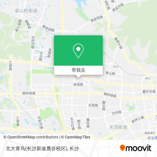 北大青鸟(长沙新途麓谷校区)地图