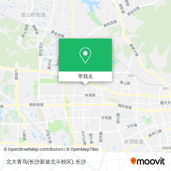 北大青鸟(长沙新途北斗校区)地图