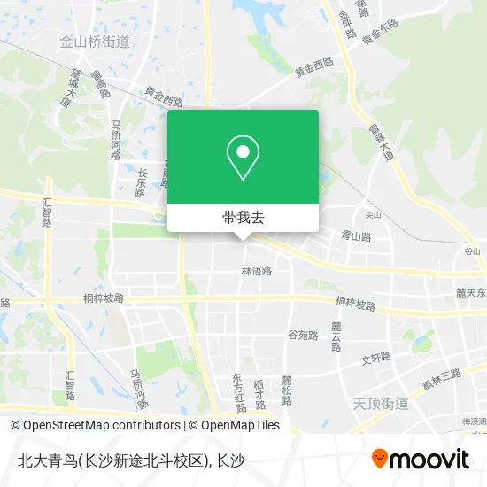 北大青鸟(长沙新途北斗校区)地图