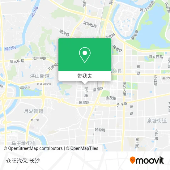 众旺汽保地图