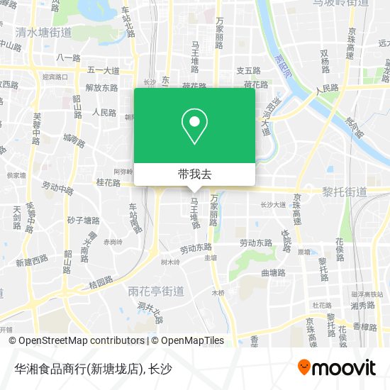 华湘食品商行(新塘垅店)地图