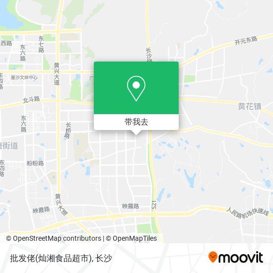 批发佬(灿湘食品超市)地图