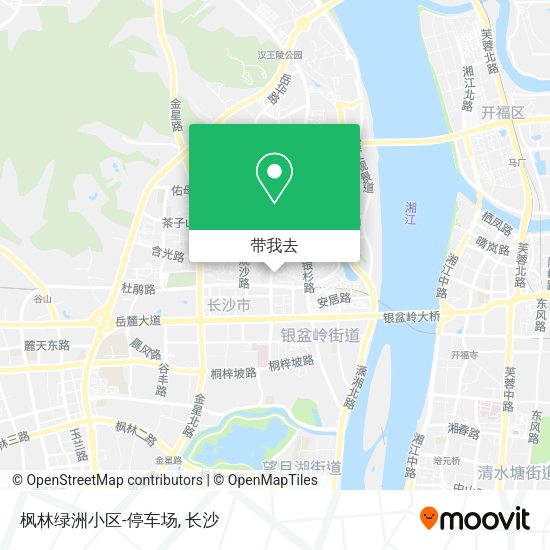 枫林绿洲小区-停车场地图