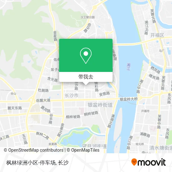 枫林绿洲小区-停车场地图