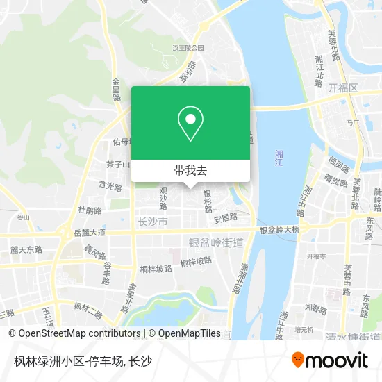 枫林绿洲小区-停车场地图