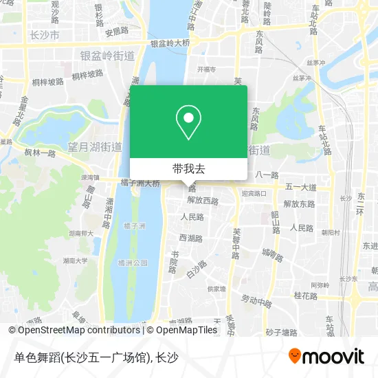 单色舞蹈(长沙五一广场馆)地图