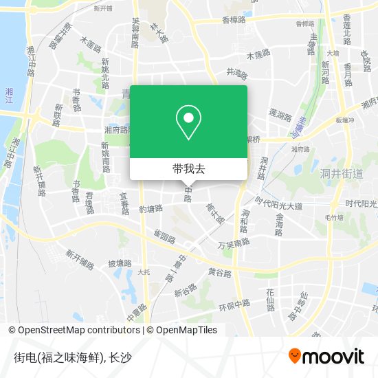 街电(福之味海鲜)地图