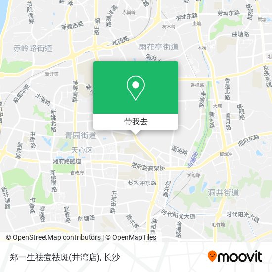 郑一生祛痘祛斑(井湾店)地图