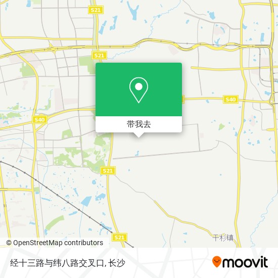 经十三路与纬八路交叉口地图