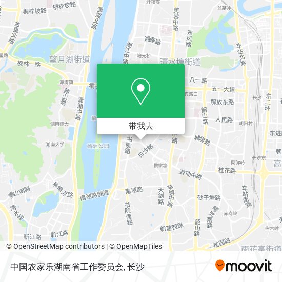 中国农家乐湖南省工作委员会地图