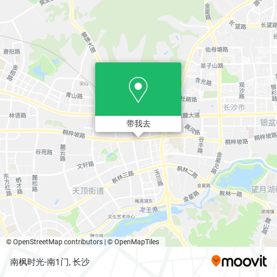 南枫时光-南1门地图