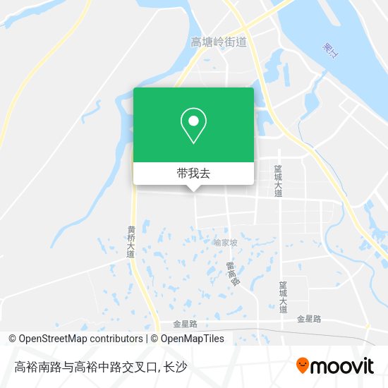 高裕南路与高裕中路交叉口地图