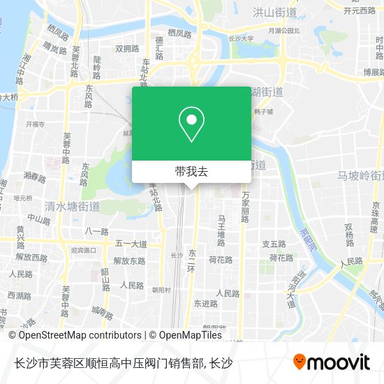 长沙市芙蓉区顺恒高中压阀门销售部地图