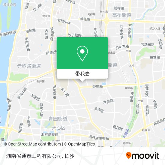 湖南省通泰工程有限公司地图