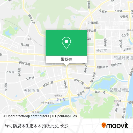 绿可防腐木生态木木扣板批发地图