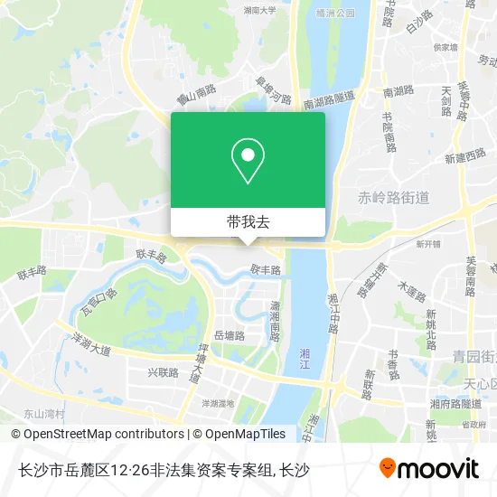 长沙市岳麓区12·26非法集资案专案组地图