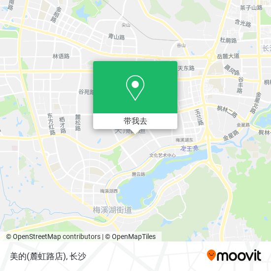 美的(麓虹路店)地图