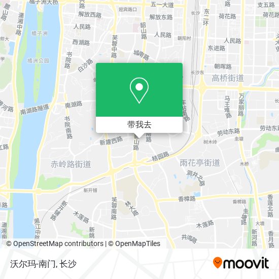 沃尔玛-南门地图
