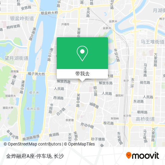 金烨融府A座-停车场地图