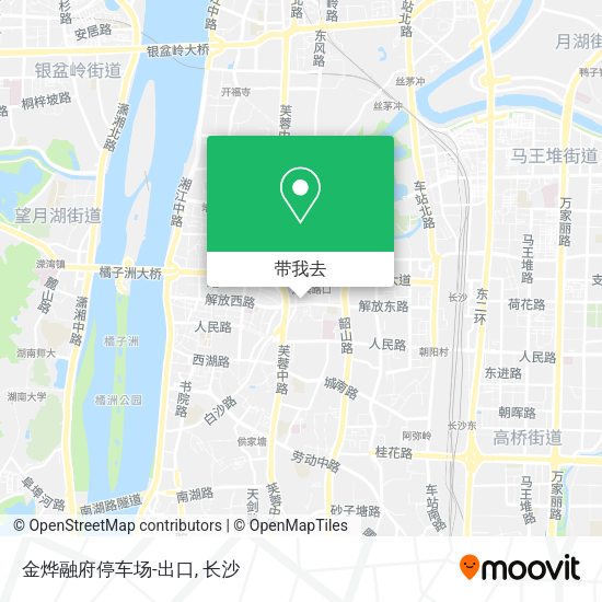 金烨融府停车场-出口地图