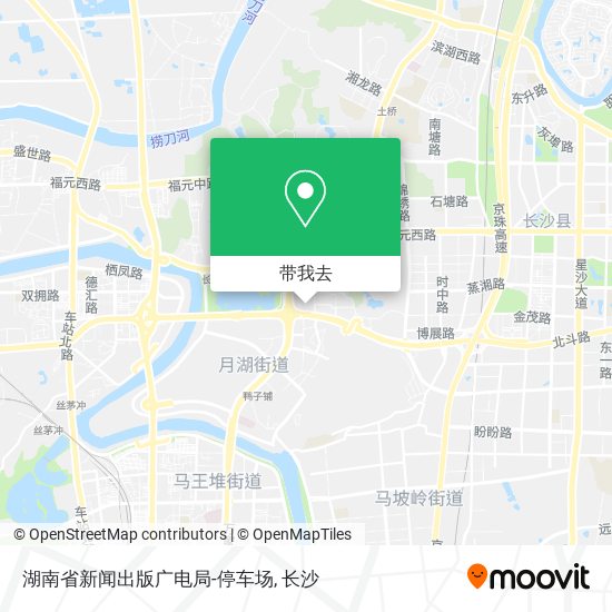 湖南省新闻出版广电局-停车场地图