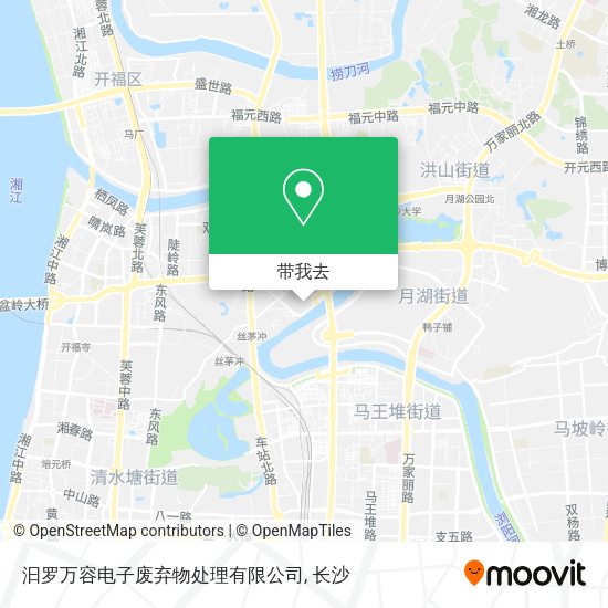 汩罗万容电子废弃物处理有限公司地图