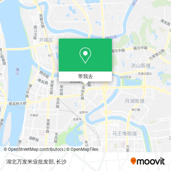 湖北万发米业批发部地图