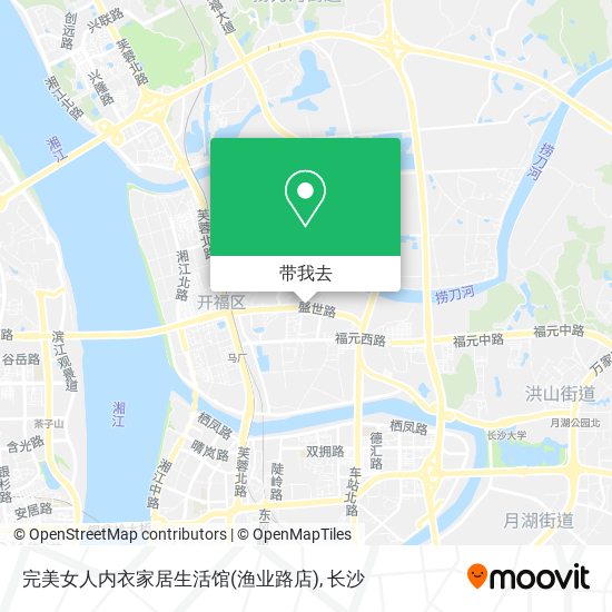 完美女人内衣家居生活馆(渔业路店)地图